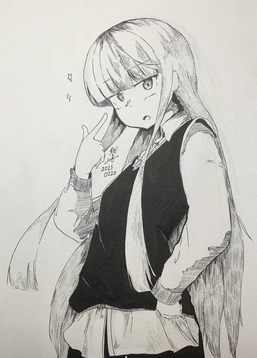 「それなら私が…！」

園田空

厚塗り勉強→ギャルゲ塗り勉強

#マンガ　
#イラスト　
#オリジナル　
#アナログイラスト 
#RuderGigas