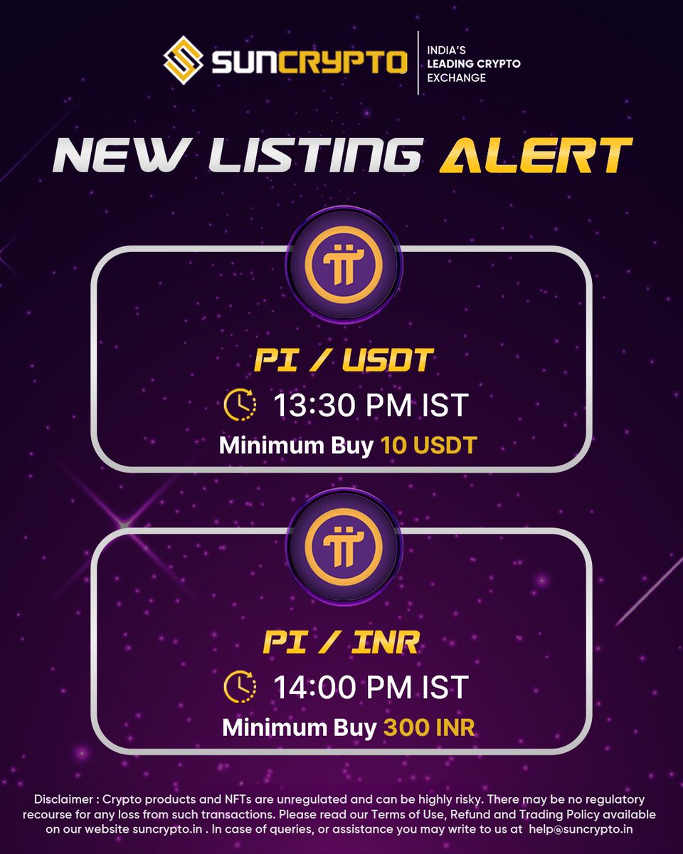 SunCrypto: Leading Indian Crypto Exchange tweet media