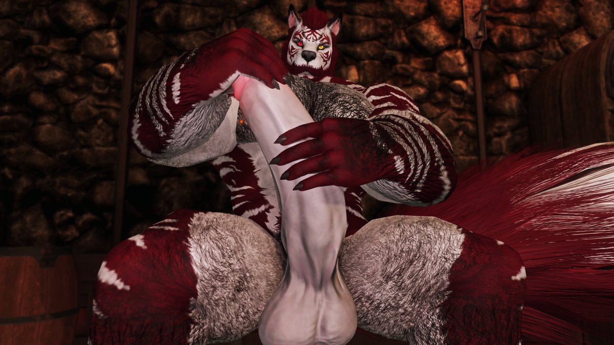 Demon_Roegadyn's tweet photo. Come closer boy..daddy have a treat for you..
#bara #gposersnsfw #NSFW https://t.co/iZEM3ckd6h