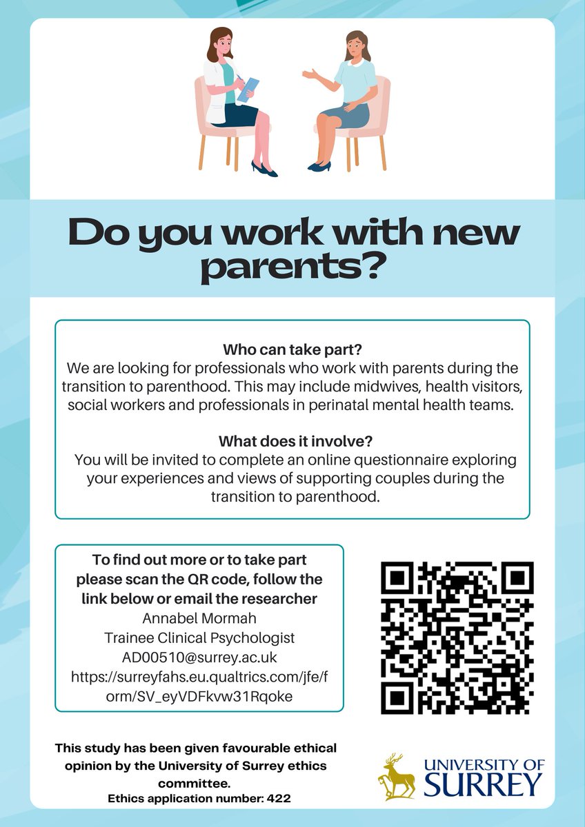 If you work with new parents, please consider taking part in this study below