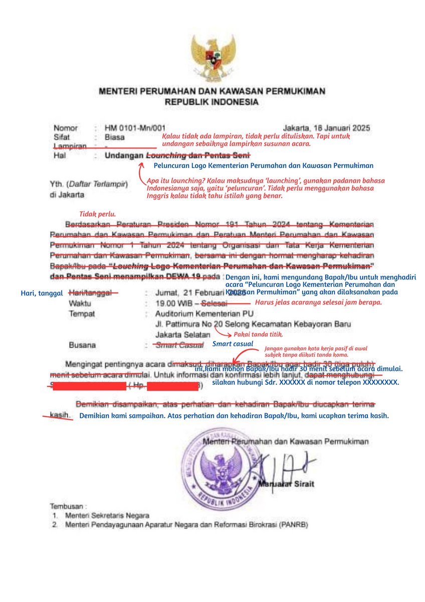 <a href="/BosPurwa/">King Purwa</a> Tolong kalau nulis surat pastiin orangnya menguasai penulisan surat dan bahasa Indonesia.