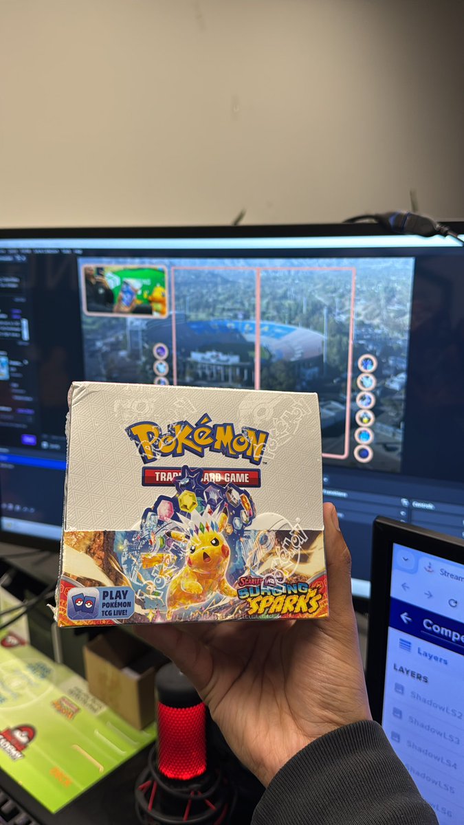 JamesTheBlasian (@disguisedtotes) on Twitter photo If we get 30+ Participants 1st Place will go home with this Surging Sparks Booster Box
<a href="/playpokemon/">Play! Pokémon</a> PoGO Tournament!
<a href="/dracoviz/">dracoviz • Pokémon GO • Play! and GBL</a> for team registration
$20 player entry!
#PokemonGOTour2025 #PokemonGOTour
#UnovaTour #SurgingSparks If we get 30+ Participants 1st Place will go home with this Surging Sparks Booster Box
<a href="/playpokemon/">Play! Pokémon</a> PoGO Tournament!
<a href="/dracoviz/">dracoviz • Pokémon GO • Play! and GBL</a> for team registration
$20 player entry!
#PokemonGOTour2025 #PokemonGOTour
#UnovaTour #SurgingSparks