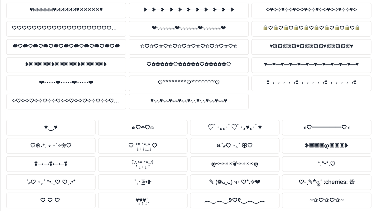 hellojsam's tweet image. Copy Paste Symbols♥❤♥꧂, Cool Symbols Copy &amp;amp; Paste (◕‿◕)っ🌮
copypastesymbols.net
#copypastesymbols #coolsymbols #symbols