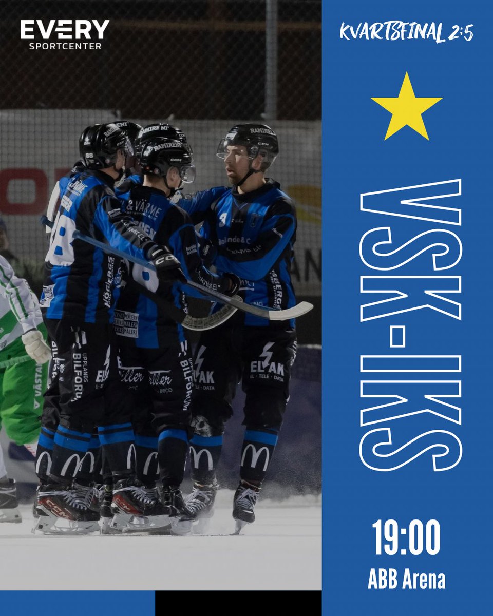 Kvartsfinal 2

Idag åker vi till Västerås för den andra kvartsfinalen! 
Hoppas vi ser mycket blåsvart på läktaren idag👏

🔵⚫️

PEBO-Foto