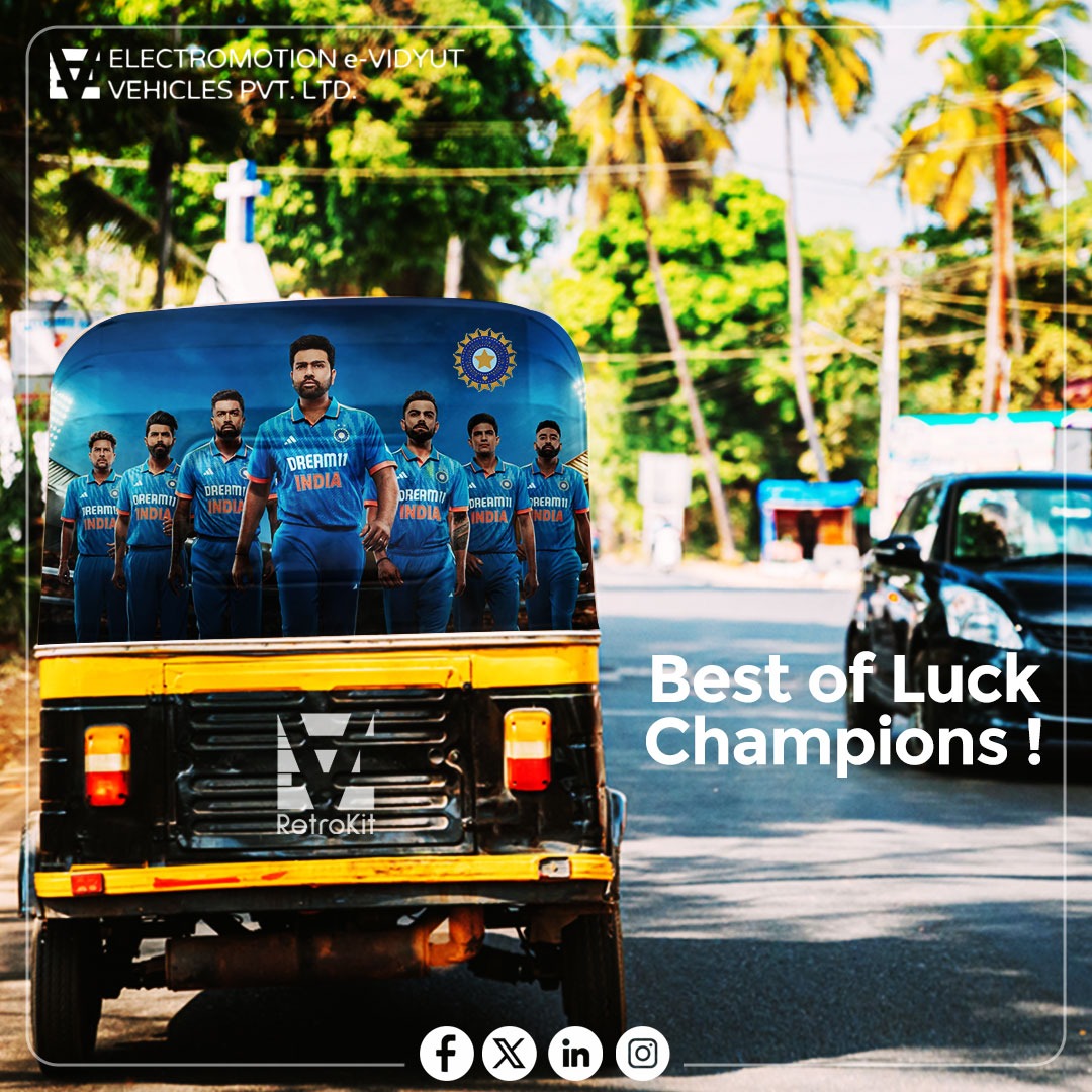 evidyut's tweet photo. 🏏 Fast like a cover drive, powerful like a six! Just like Team India, Electromotion’s EV rickshaw delivers top performance, maximum efficiency, and unstoppable energy on every road! ⚡💨

#RekhaGupta #PakvsNz #iphone16e #ChampionsTrophy2025 https://t.co/fUfla9fbSl
