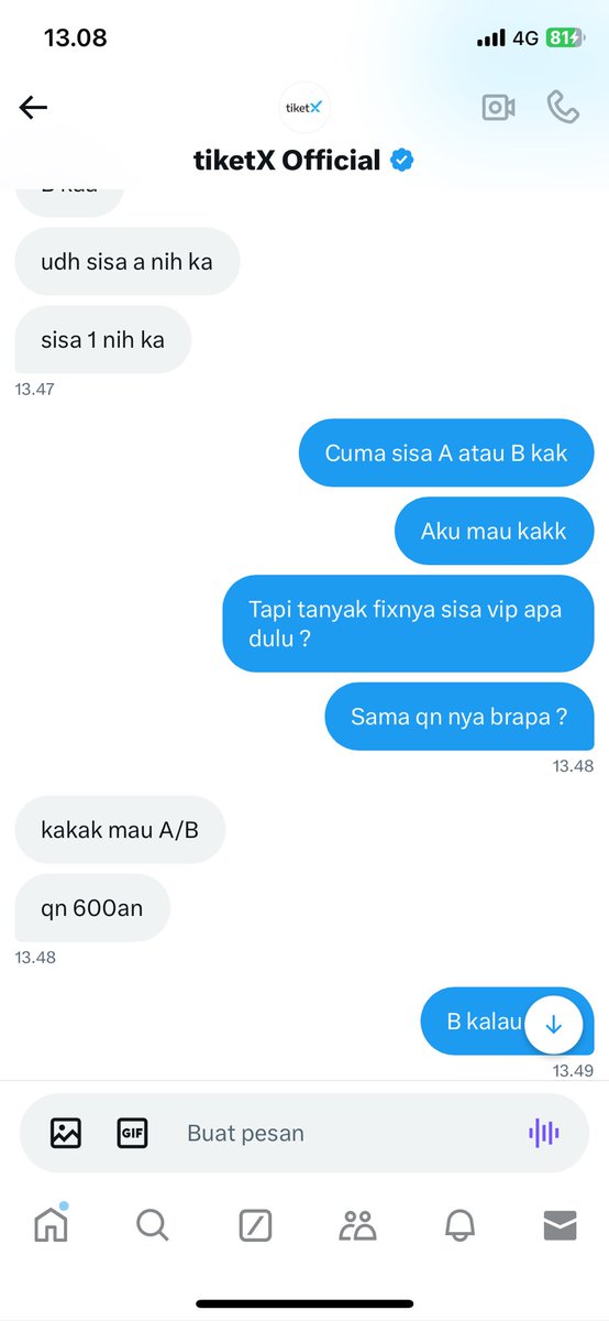 wooyavict's tweet photo. MENTANG MENTANG JASTIP GEDE TAPI JUALANNYA NIPU. 
JUAL TIKET HIGH PRICE NGOMONGNYA QN 600an tapi TAU NYA DI KASIH QN 800 APA GAK GILA @tiketXid 
KALAU DARI AWAL CUMA PUNYA QN 800 ya udah bilang aja gak udah sok sok bilang QN 600 #HOPE_ON_THE_STAGE_TOUR_Jakarta #HOS_TOUR_Jakarta https://t.co/PF6cI0KsVg