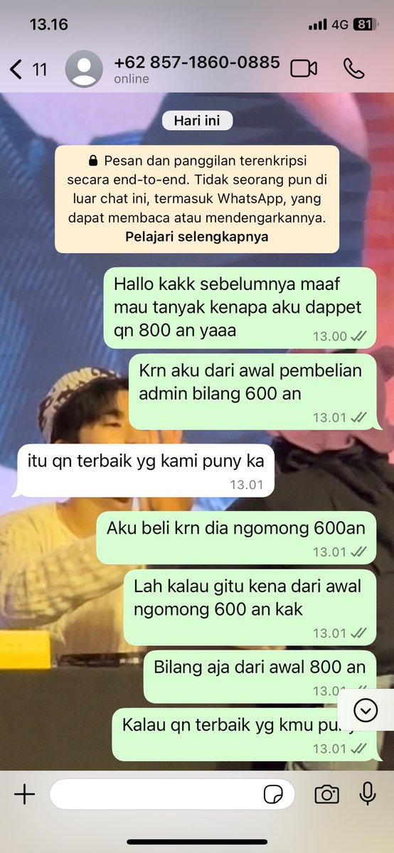 wooyavict's tweet photo. MENTANG MENTANG JASTIP GEDE TAPI JUALANNYA NIPU. 
JUAL TIKET HIGH PRICE NGOMONGNYA QN 600an tapi TAU NYA DI KASIH QN 800 APA GAK GILA @tiketXid 
KALAU DARI AWAL CUMA PUNYA QN 800 ya udah bilang aja gak udah sok sok bilang QN 600 #HOPE_ON_THE_STAGE_TOUR_Jakarta #HOS_TOUR_Jakarta https://t.co/PF6cI0KsVg