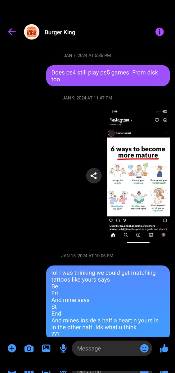 <a href="/BurgerKing/">Burger King</a> Been a minute but I hope you're happy