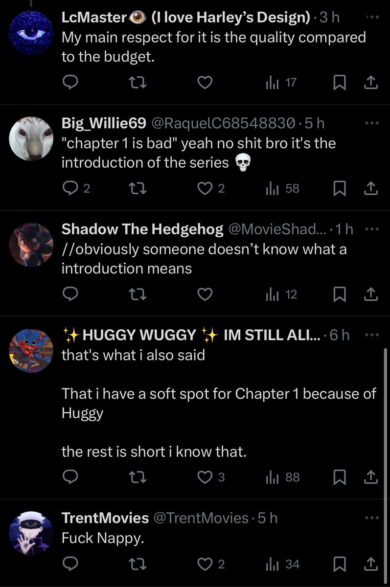 NappyCatNapFan's tweet photo. @LcMaster7 And seeing some past “friends” here who promised that they won’t leave me at worst are here to complain about my OWN opinion is just heart breaking.
People have other opinions too btw and other thinks.
Not everyone likes other games or characters and we should respect fot that. https://t.co/XSoWYZbETA