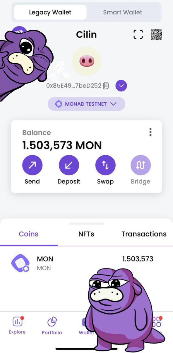 1Cilineth's tweet image. I just received a ton of Mon from @haha_app 

Im giving away $MON to anyone :

  Like and RT this tweet 💜

  Drop your address in the comment 🫶

@monad_xyz