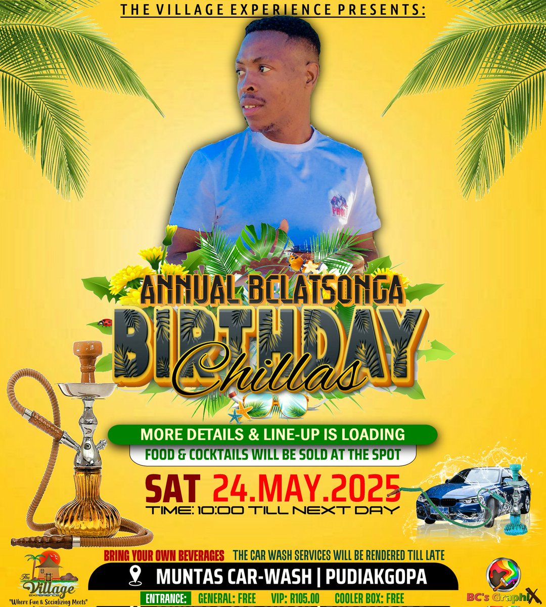 BC_La_Tsonga's tweet photo. Next Event. #annualbclatsongabirthdaybash 🔥🔥 https://t.co/MALo3qNpRW