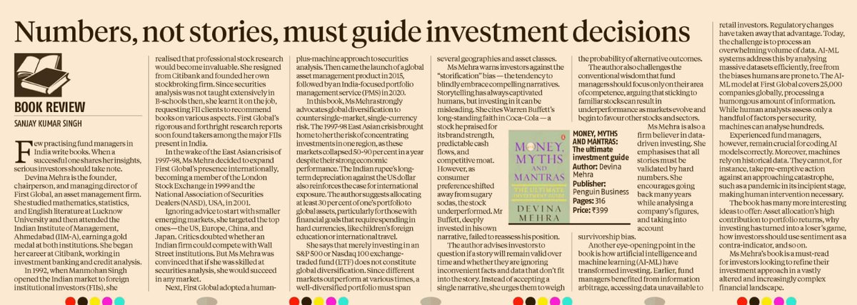 My review in Business Standard of Devina Mehra’s book: