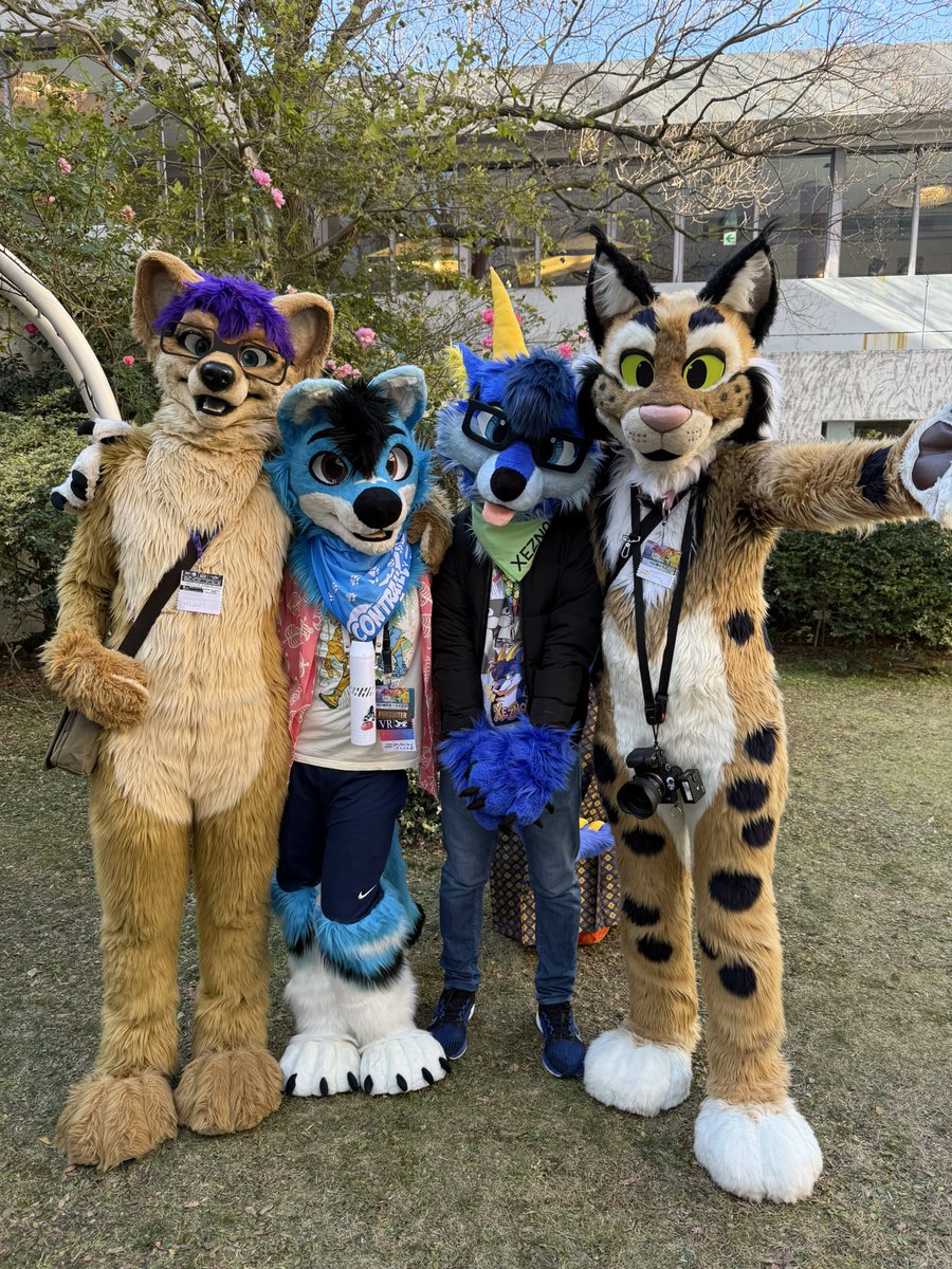 Xeznom 🔙 Thaitails 2025 🔜 LIFC 2025 (@xeznom) on Twitter photo JMOF/Japan Day 2 Afternoon
Got to meet even more fellow international furs :D
Moments of relief and respite for a drolf who cant speak any Japanese at all XD
🐺 <a href="/KalTheDingo/">Kal Dingo</a>
🐺🦊<a href="/ContrailWolFox/">Contrail Aviator Folf ^^ ✈ COMMS (1/2) 🔜 獸無限 '25</a>
🐉🐺Me
🐱 <a href="/toastedlynx/">Toasted Lynx</a>
📸🦌<a href="/riley_the_deer/">🦌 Riley 🦌🔜IWAG🇮🇩</a> JMOF/Japan Day 2 Afternoon
Got to meet even more fellow international furs :D
Moments of relief and respite for a drolf who cant speak any Japanese at all XD
🐺 <a href="/KalTheDingo/">Kal Dingo</a>
🐺🦊<a href="/ContrailWolFox/">Contrail Aviator Folf ^^ ✈ COMMS (1/2) 🔜 獸無限 '25</a>
🐉🐺Me
🐱 <a href="/toastedlynx/">Toasted Lynx</a>
📸🦌<a href="/riley_the_deer/">🦌 Riley 🦌🔜IWAG🇮🇩</a>