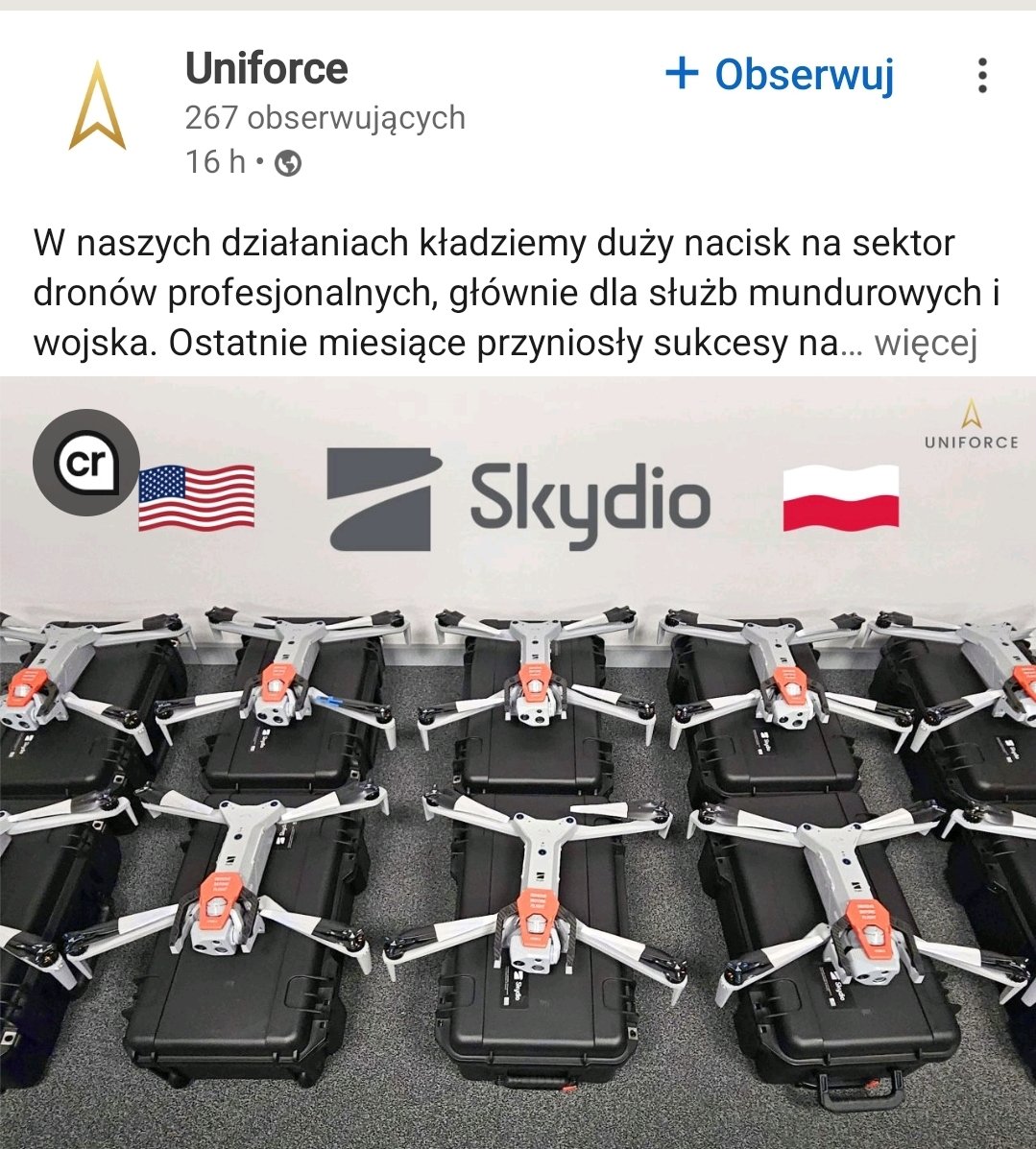 Skydio X10D – Błąd, który Wojsko Polskie może drogo kosztować

Decyzja o wyborze Skydio X10D przez Wojsko Polskie to klasyczny przykład zakupowego błędu wynikającego z niezrozumienia współczesnego pola walki. Jako osoba aktywnie zaangażowana w konflikt na Ukrainie, mająca