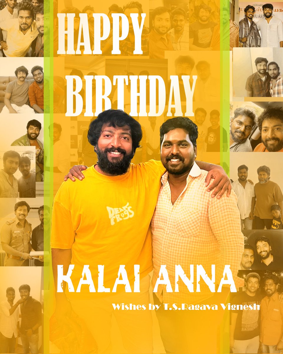 Ragava vignesh (@ragavavignesh1) on Twitter photo Happy Birthday to my dearest brother, my mentor and guiding man <a href="/KalaiActor/">Kalaiyarasan</a> Anna ❤️🫂 Love you so much na and you are one of the biggest reasons why I’m in such a good place in life today I will always be grateful for this 🥺🙏🏻
I am so happy to see your growth and you inspire Happy Birthday to my dearest brother, my mentor and guiding man <a href="/KalaiActor/">Kalaiyarasan</a> Anna ❤️🫂 Love you so much na and you are one of the biggest reasons why I’m in such a good place in life today I will always be grateful for this 🥺🙏🏻
I am so happy to see your growth and you inspire