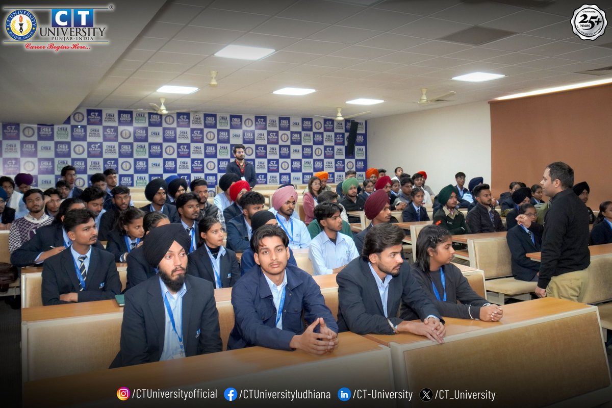 CT_University's tweet image. CT University&apos;s Department of Design and Innovation hosted an insightful session on XR and AI with Inderjit Singh (USA), highlighting their transformative impact on the future of technology.

#CTU #PracticalWork #KnowledgeSharing #LearningMatters #AI #XR #CTUniversity #TeamCT