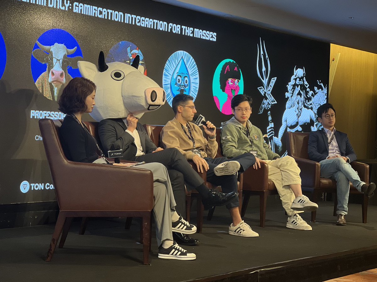 TONX Event | TON Global Hacker House 2025 | Feb.20 (@buildonton) on Twitter photo #Live Panel at TON Hacker House HK on "Telegram Only: Gamification Integration for the Masses" with Professor MOO from <a href="/TothemooFarm/">To the MOO</a> , Rusty, Co-Founder of <a href="/TitanAggregator/">Titan π€</a> , Alan, Co-Founder of <a href="/TorchTon/">Torch Finance</a> , and John Z., Lead of APAC Region at TON Foundation. Moderated by Lucy #Live Panel at TON Hacker House HK on "Telegram Only: Gamification Integration for the Masses" with Professor MOO from <a href="/TothemooFarm/">To the MOO</a> , Rusty, Co-Founder of <a href="/TitanAggregator/">Titan π€</a> , Alan, Co-Founder of <a href="/TorchTon/">Torch Finance</a> , and John Z., Lead of APAC Region at TON Foundation. Moderated by Lucy