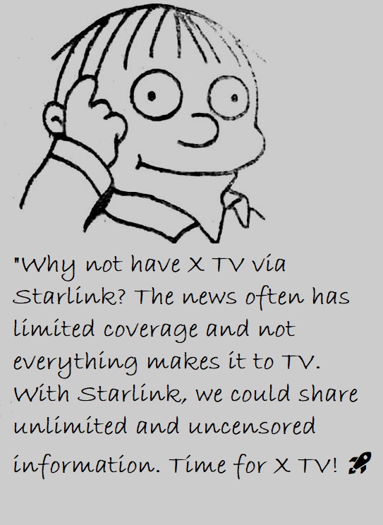 AliciaAliceOk's tweet image. #FreedomOfInformation #XTV #Starlink #ElonMusk Time for X TV via Starlink in the EU