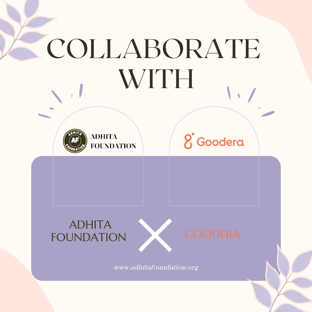 talkadhita's tweet photo. 🚀 Exciting News! Adhita Foundation is collaborating with Goodera to empower communities through digital literacy, women’s empowerment, and sustainability. 
Together, we’ll enhance skill development, promote self-reliance, and drive meaningful impact! Stay tuned for updates. https://t.co/3f5g03xU9D