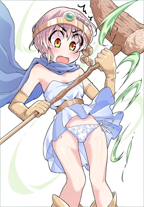 リクエストありがとうございました ドラクエ3の女賢者の格好をした伊織弓鶴くんです