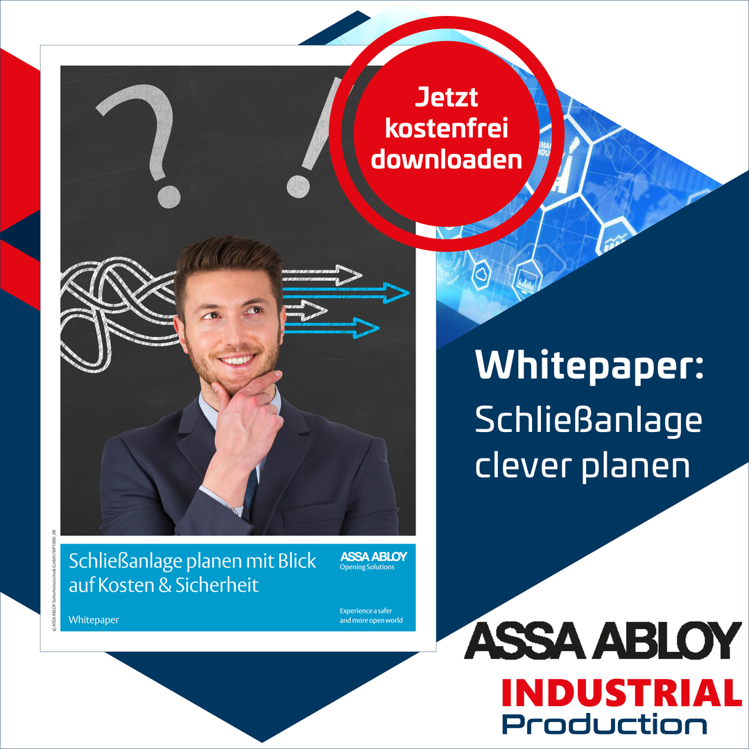 INDUSTRIAL Production (@ind_prod) on Twitter photo Download kostenfreies Whitepaper, bereitgestellt von <a href="/ASSAABLOYDE/">ASSA ABLOY Sicherheitstechnik GmbH</a> tinyurl.com/nb4fh3z5 Download kostenfreies Whitepaper, bereitgestellt von <a href="/ASSAABLOYDE/">ASSA ABLOY Sicherheitstechnik GmbH</a> tinyurl.com/nb4fh3z5