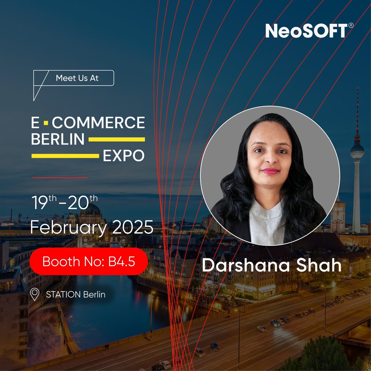 Meet our team in <a href="/ecommerceberlin/">E-commerce Berlin Expo | 17-18 Feb 2026</a> #neosoft #ecommerceberlin #ecommerce #ecommerceberlinexpo #ecommerceberlin2025 #ecommerceberlinexpo2025 #berlin #germany #dach
