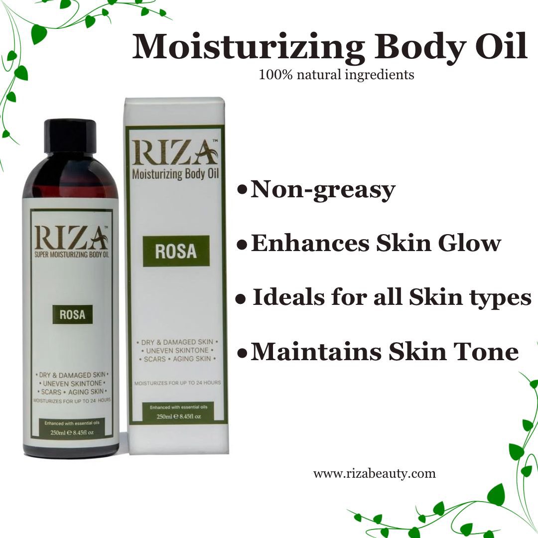 Moisturizing Body Oil is a nourishing blend of plant-based oils specially designed to deeply hydrate, soften, and protect the skin. Moisturizing Body Oil provides long-lasting moisture and improves skin texture. 

#BodyOil #Skincare #GlowUp  #SelfCare #Hydration #Moisture