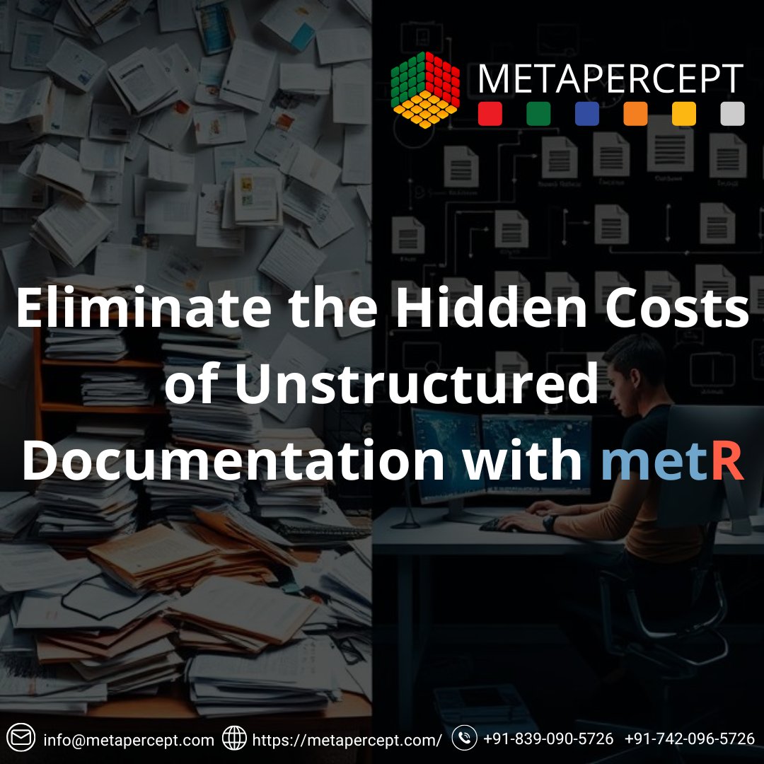 MetaPercept's tweet image. Unstructured documentation = hidden costs! Scattered PDFs &amp;amp; Word files lead to inefficiencies, slow updates &amp;amp; higher storage costs.

Metapercept’s metR migrates content to a structured framework like DITA, ensuring scalability &amp;amp; efficiency.

#ContentMigration #DITA