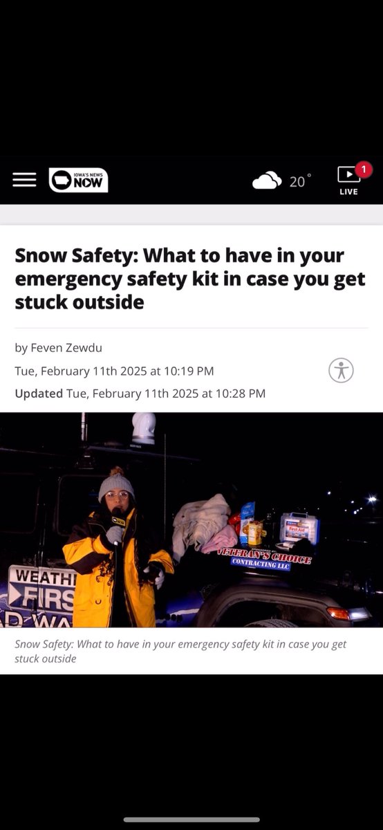 fevenzewduTV's tweet image. Hey y’all! It’s been a long while. I have been busy doing a lot of growing up. I went to college, got my degree and now, I’m a reporter @iowasnewsnow in #CedarRapids! I’m excited to bring you along as my colleagues and I cover the stories that matter. Stay tuned!