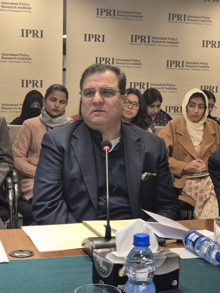 Islamabad Policy Research Institute (@ipri_pak) on Twitter photo <a href="/WaliRaashid/">Raashid Wali Janjua</a> IPRI RTC|
Administrative Divisions as New Provinces
<a href="/DaniyalNA116/">Daniyal Aziz</a>,
"What needs to be talked and discussed is not the horizontal expansion of administrative divisions. it's actually the vertical distribution of authority, responsibility, and finances."
youtube.com/live/rsgDE0i6v… <a href="/WaliRaashid/">Raashid Wali Janjua</a> IPRI RTC|
Administrative Divisions as New Provinces
<a href="/DaniyalNA116/">Daniyal Aziz</a>,
"What needs to be talked and discussed is not the horizontal expansion of administrative divisions. it's actually the vertical distribution of authority, responsibility, and finances."
youtube.com/live/rsgDE0i6v…