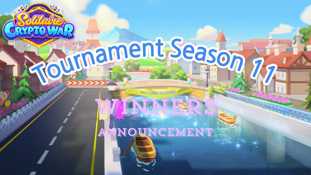 SolitaireCW's tweet photo. 📣Winner Announcement of Tournament Season 11📣
Congratulations to the Champions of Tournament Season 11!🎉
Find the winner list in the comments✨
See you in the next season!🤗
🔗Download game👉https://t.co/WUX15zRurx
#P2E #mobilegames #SolitaireCryptoWar #Web3Gaming #Crypto https://t.co/Cx9UzgDuOc