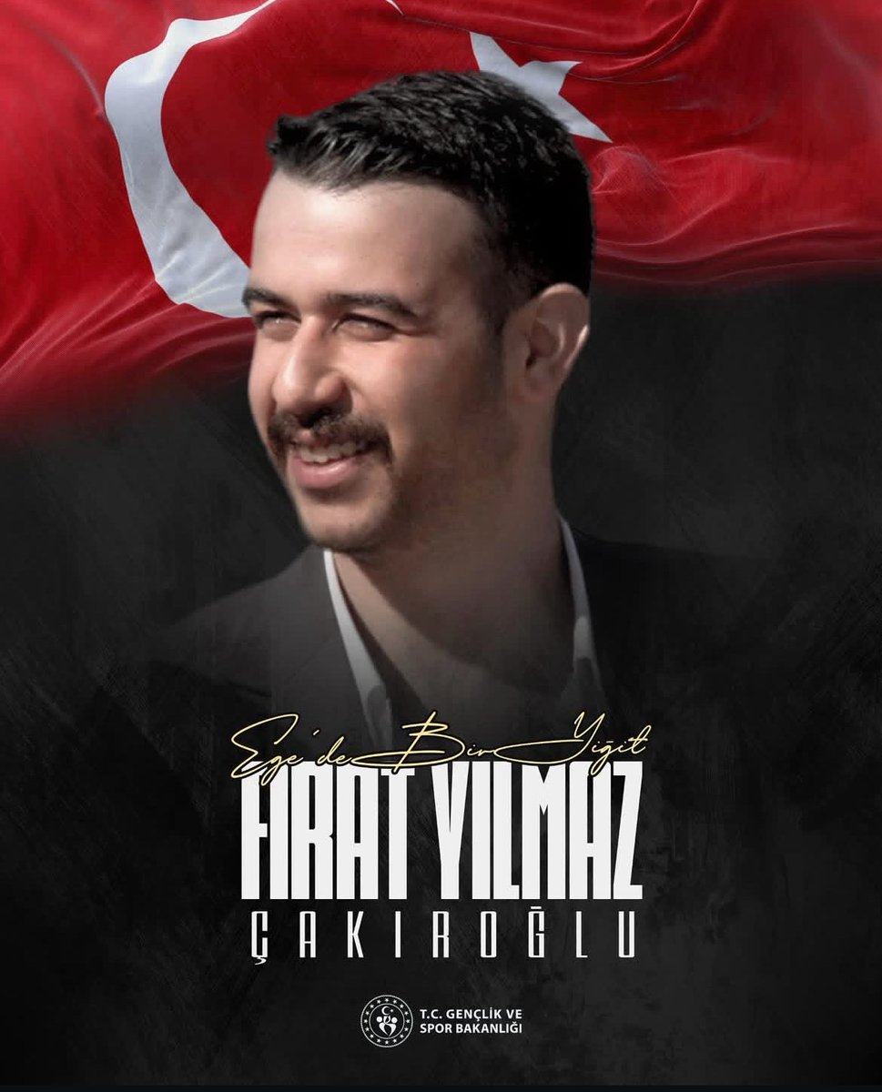 Fırat Yılmaz Çakıroğlu Gençlik Merkezi (@gsb_fyilmazgm) on Twitter photo Ege Üniversitesi’nde okurken hain terör örgütü üyelerince uğradığı saldırı sonucu şehit olan Fırat Yılmaz Çakıroğlu’nu rahmetle yâd ediyoruz.
İsmi ve hatırası Fırat Yılmaz Çakıroğlu Gençlik Merkezi’mizde yaşamaya devam ediyor.
<a href="/gencliksporbak/">Gençlik ve Spor Bakanlığı 🇹🇷</a>
@oa_bak Ege Üniversitesi’nde okurken hain terör örgütü üyelerince uğradığı saldırı sonucu şehit olan Fırat Yılmaz Çakıroğlu’nu rahmetle yâd ediyoruz.
İsmi ve hatırası Fırat Yılmaz Çakıroğlu Gençlik Merkezi’mizde yaşamaya devam ediyor.
<a href="/gencliksporbak/">Gençlik ve Spor Bakanlığı 🇹🇷</a>
@oa_bak