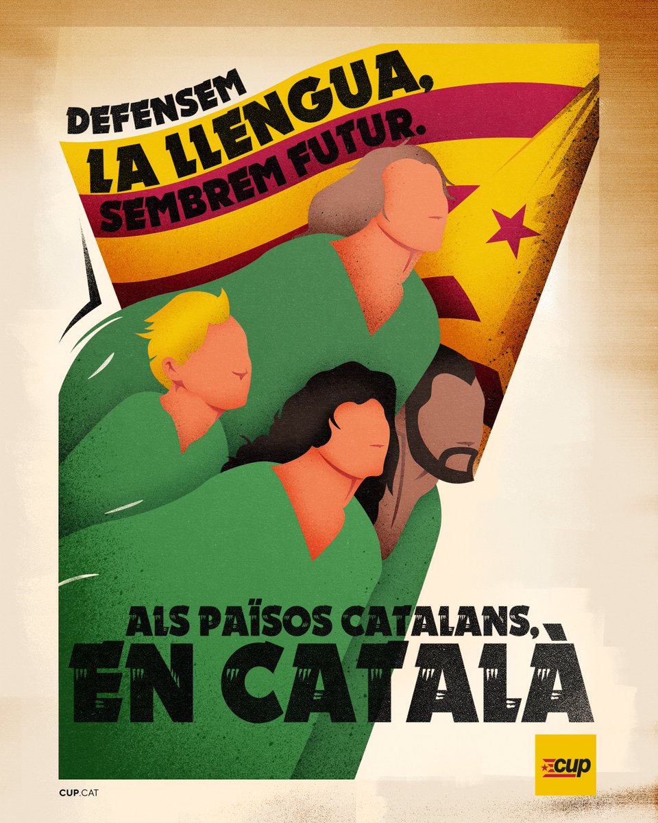 A L S  P A Ï S O S  C A T A L A N S  E N  C A T A L À

Atacar la llengua és una estratègia opressora perquè el català és la clau de volta de la nostra cohesió, consciència i emancipació nacional

👉 Cal garantir el dret de totes a viure plenament en català