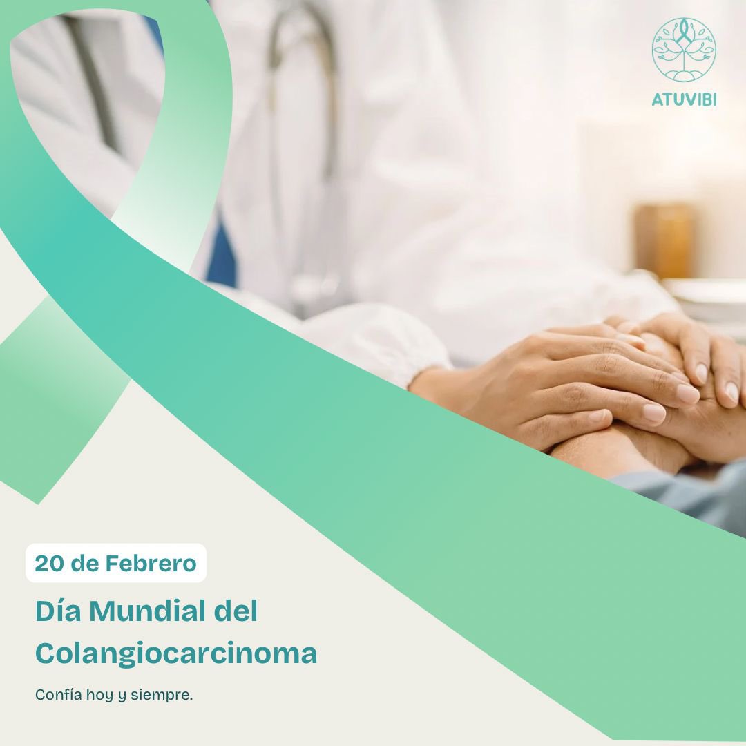 ✨🌍 En el Día Mundial del Colangiocarcinoma desde ATUVIBI hacemos un llamamiento a la sociedad, a los medios de comunicación, a los profesionales de la salud y a las autoridades sanitarias para concienciar sobre este tumor de la vía biliar, poco conocido, pero de alto impacto en