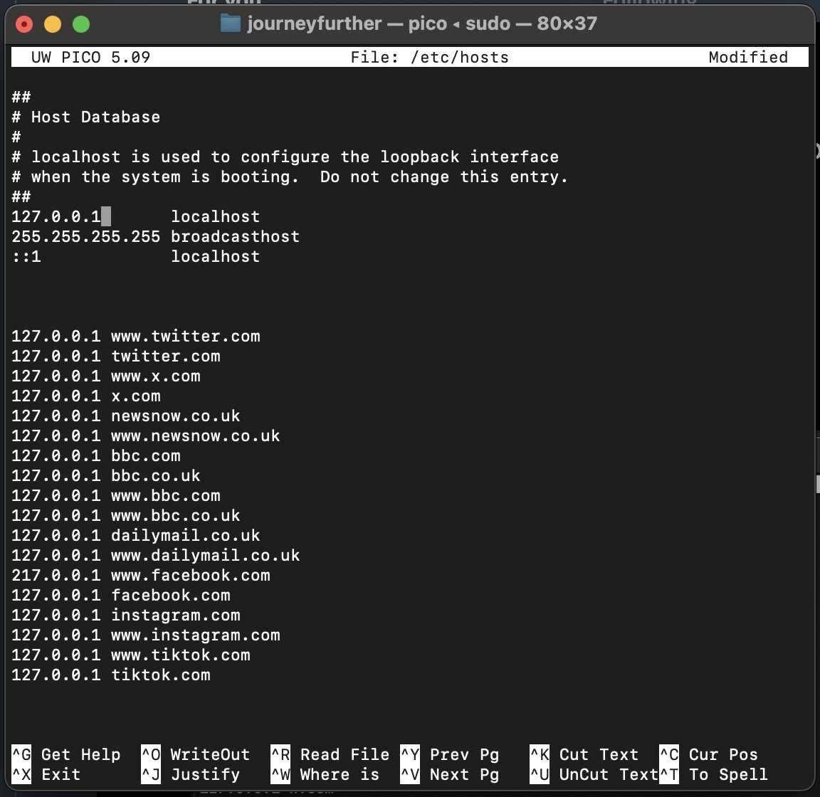PaulSinghDev's tweet photo. Make your life infinitely better with this one simple trick:

- Open your hosts file
- Update it to match the attached image
- Save it

Peace! https://t.co/dfdtTkEo9s
