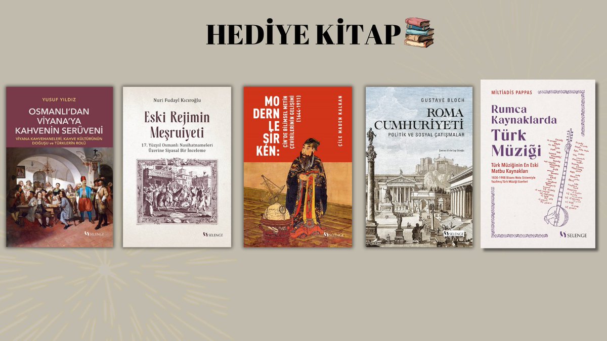 📚HEDİYE KİTAP

Bu tweeti rt'leyip hesabımı ve <a href="/selengeyayinevi/">Selenge Yayınları</a>'ni takip eden bir kişiye, görseldeki kitaplardan biri hediye. Son tarih 26.02.2025. Bol şanslar!