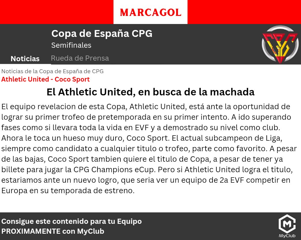 CPG SPAIN tweet media