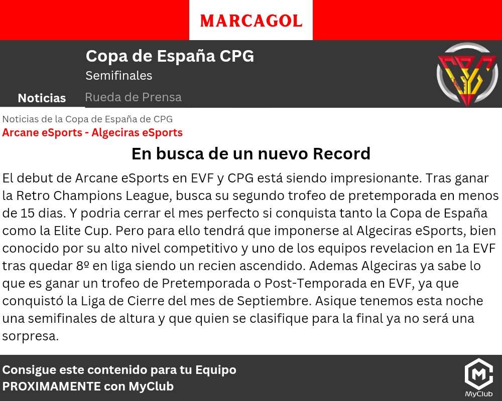 CPG SPAIN tweet media