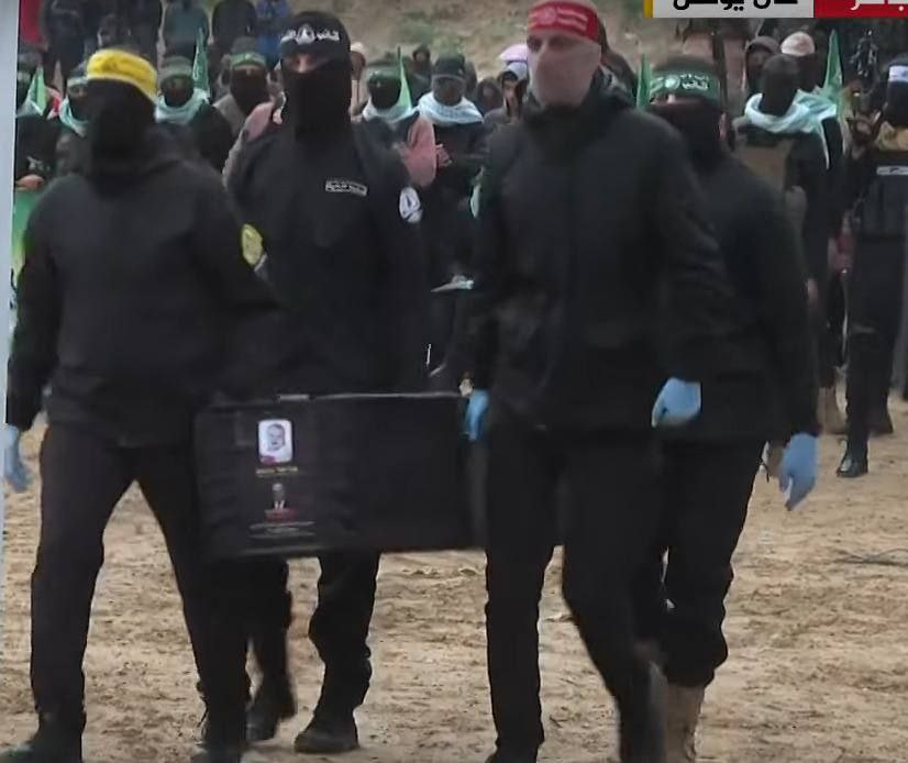 Coffin of baby Kfir Bibas. Snatched and murdered by Hamas, aged 9 months.

There are not enough words on this planet, to describe the demonic, monstrous evil of Hamas.