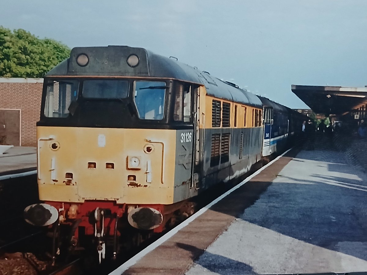 Invermuir's tweet image. End of an era. Last hauled club train to Barrow. #tmrguk #class31 #Peds