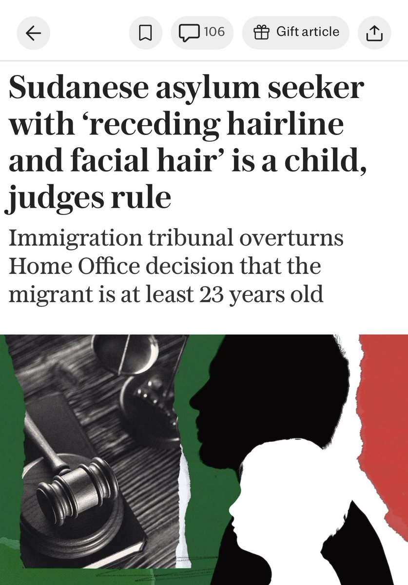 CPhilpOfficial's tweet image. This is why we need scientific age assessments such as a wrist X Rays

The UK is the only European country not to do this 

The Home Office found this man to be 23-25

But a Judge (same one as the Gaza case) said under 18

He may now be placed in education with teenage girls