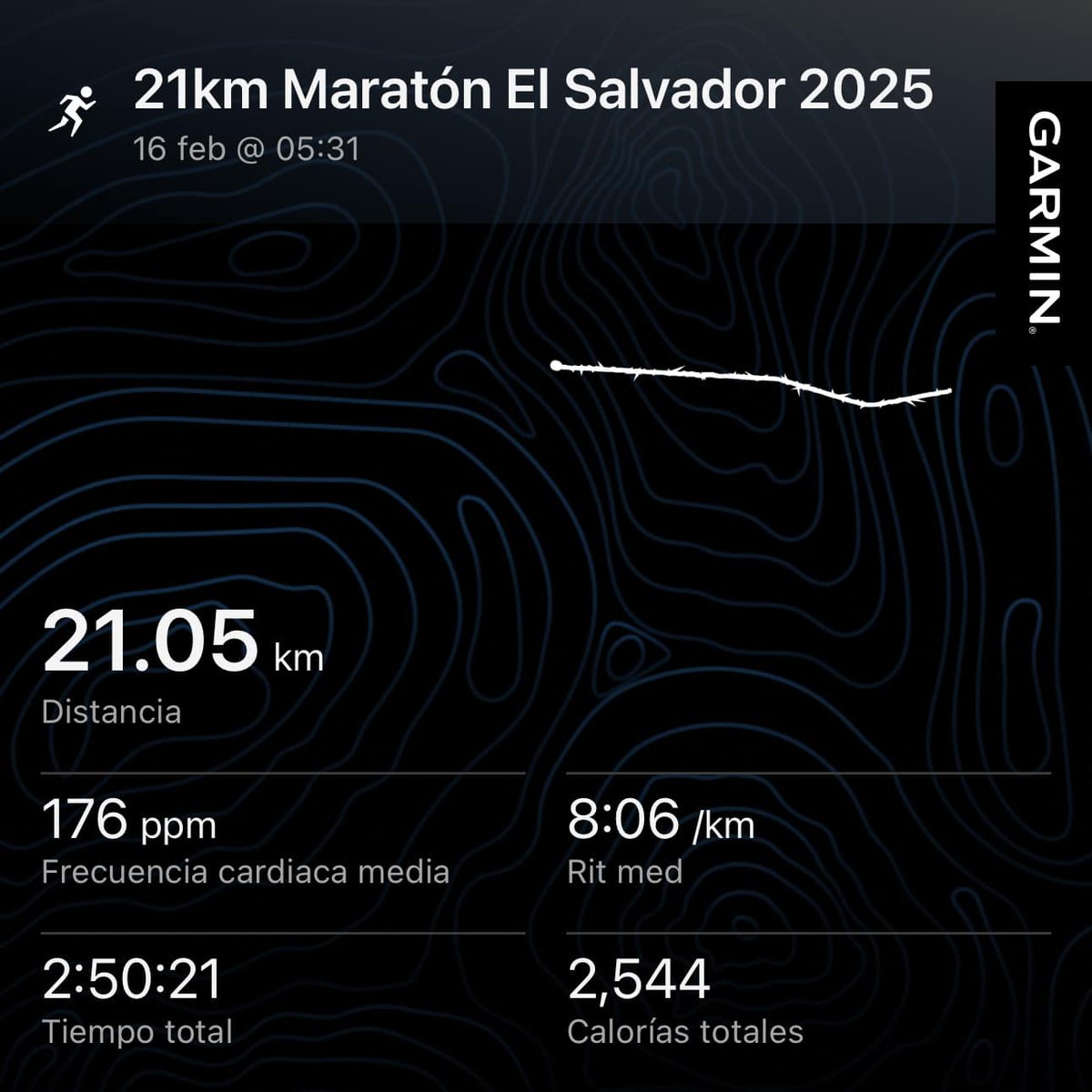 StuartSts's tweet photo. Este febrero celebro 33 años de vida y qué mejor manera de hacerlo que desafiándome a mí mismo. Corrí mi primera media maratón en Maratón El Salvador, una experiencia que no solo puso a prueba mi resistencia, sino que también me recordó lo lejos que he llegado. https://t.co/IaAwhLBwQl