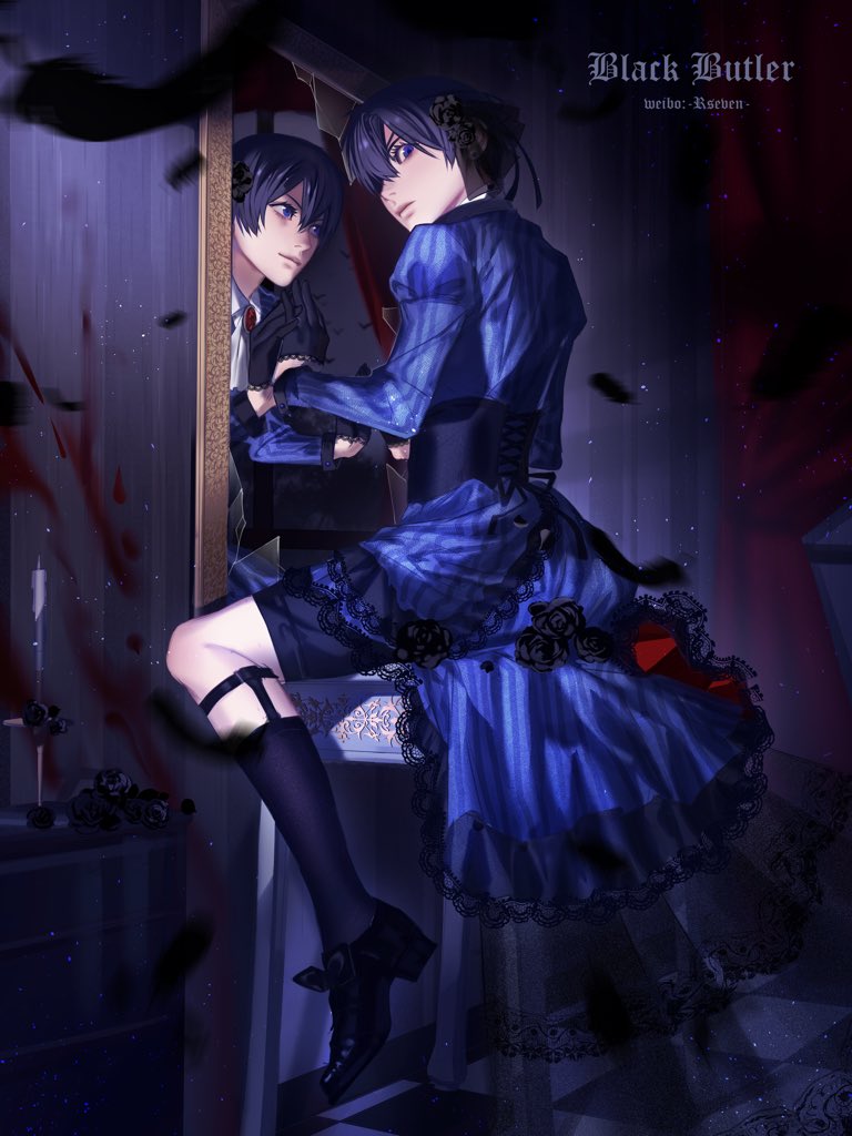 #黒執事 #BlackButler
 籠中鳥，鏡中花