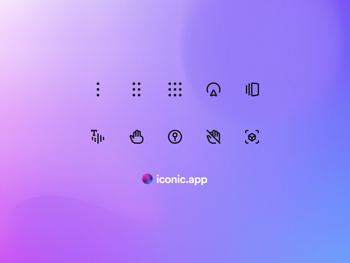 ⚡️ Thursdays are all about Iconic. New icons just dropped for you!