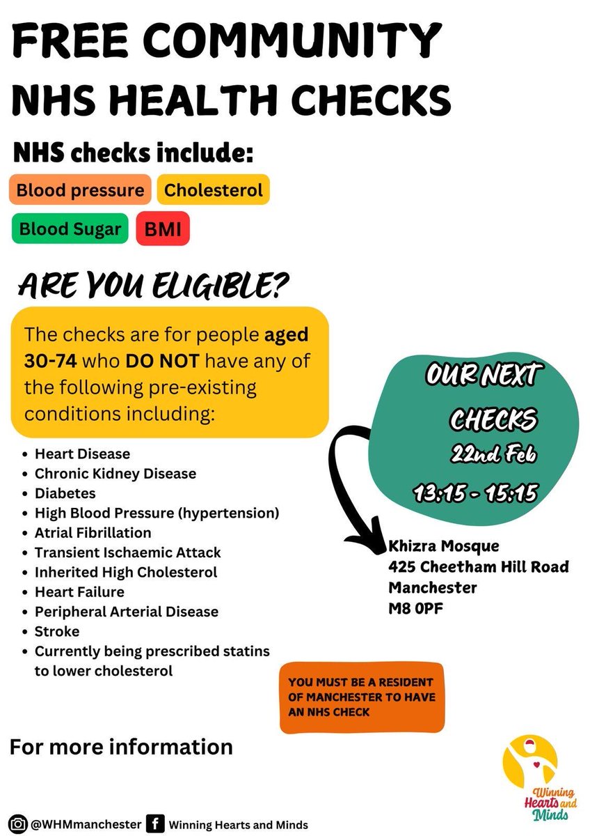 Communities for All (@communities4all) on Twitter photo Please share 2 fantastic events coming up this Saturday for all the community. Health checks and talks on having a safer #Ramadhan <a href="/KhizraMosque/">Khizra Mosque</a> With <a href="/luzziehughes/">Lizzie Hughes</a> <a href="/CheetCrumpINT/">Cheetham and Crumpsall INT</a> Please share 2 fantastic events coming up this Saturday for all the community. Health checks and talks on having a safer #Ramadhan <a href="/KhizraMosque/">Khizra Mosque</a> With <a href="/luzziehughes/">Lizzie Hughes</a> <a href="/CheetCrumpINT/">Cheetham and Crumpsall INT</a>