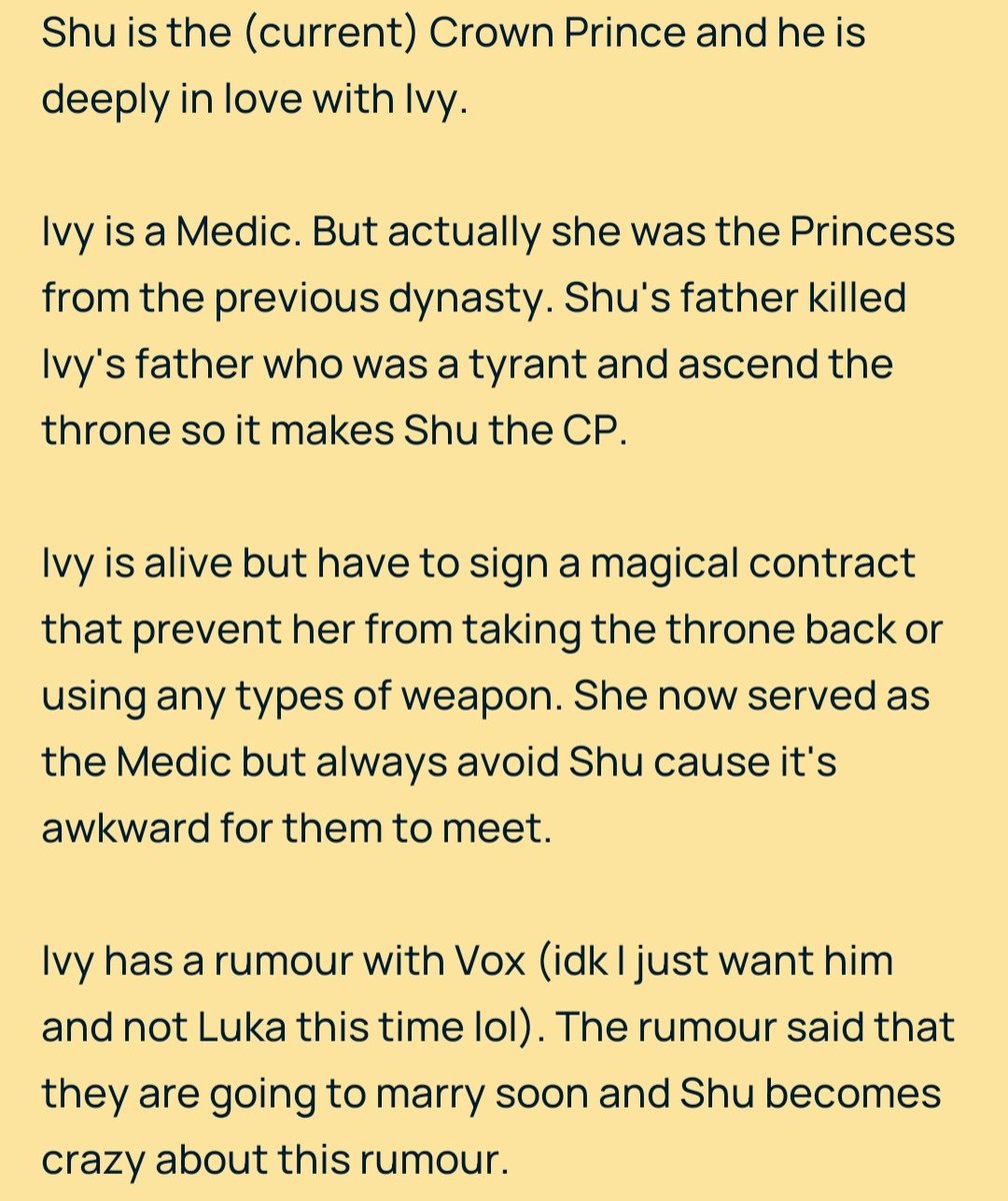 VertrainS's tweet photo. The thing is... I suddenly have inspiration for ShvIvy...
Okay hear me out, I know that there are fanfics that on hiatus now but oops????

I want crazy (maybe a little bit of a psychopath or manipulated) Shv in this one...

HELP- https://t.co/FBwxVHDDu0