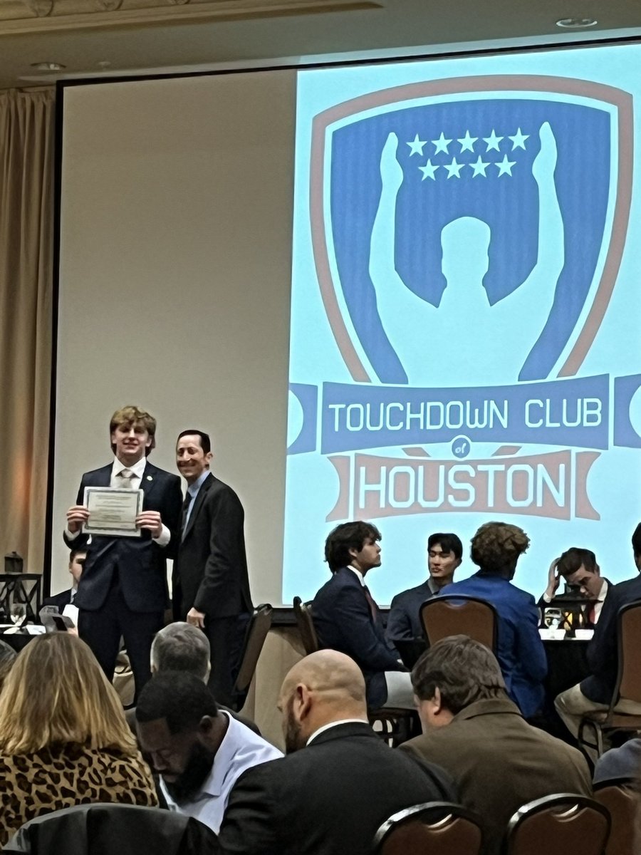 Clear Creek HS Athletics (@cchsathleticscc) on Twitter photo Congratulations to Cooper Simonds as he was honored yesterday for being named a finalist at the Houston Touchdown Club Scholar-Athlete Luncheon yesterday! Great job Cooper!🐾 Congratulations to Cooper Simonds as he was honored yesterday for being named a finalist at the Houston Touchdown Club Scholar-Athlete Luncheon yesterday! Great job Cooper!🐾