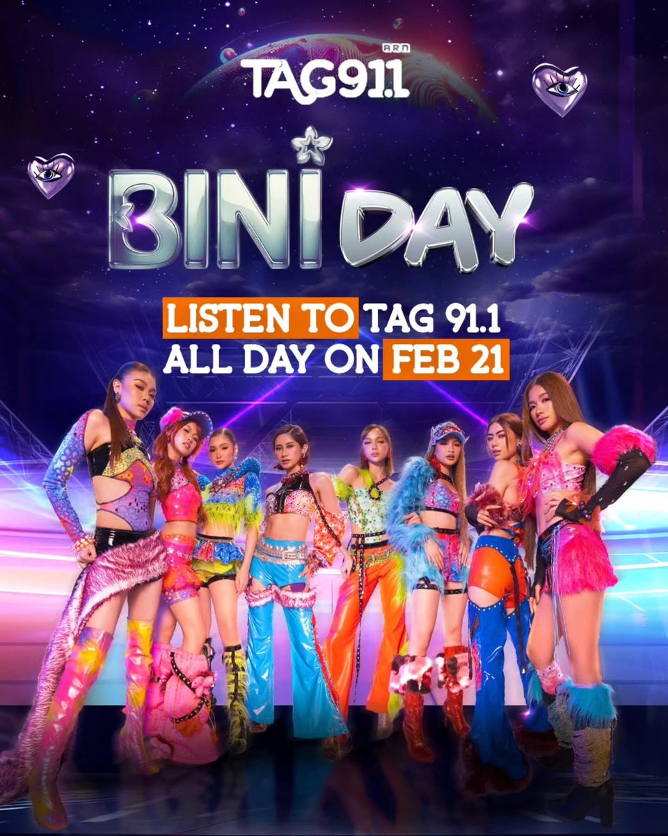 tag911ae's tweet photo. Calling all UAE BL♾️MS! 

It's BINI DAY tomorrow sa Tag 91.1! Make sure na tumutok ka BUONG ARAW dahil meron kaming surprise for you. 👀🌸🤙🏻

Tag and share this to your friends! 🧡

#BINI #Biniverse #BiniDay #TAGBiniDay https://t.co/pR9DPvZp46