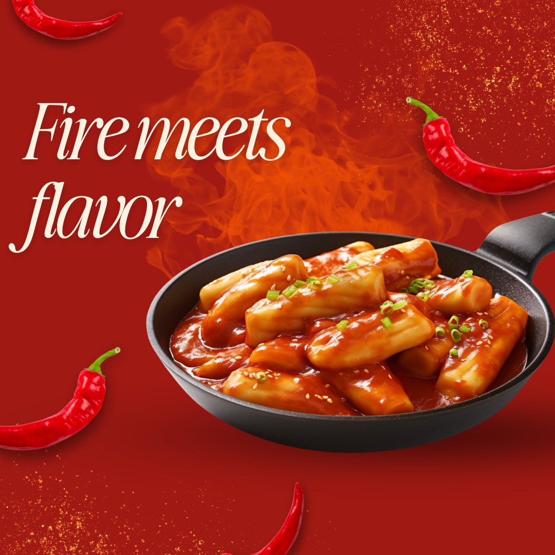Foodpulse_'s tweet photo. For those who chase the heat and savor the artistry of Asian cuisine, this isn't just food – it's a celebration of texture, tradition, and bold flavors coming together in perfect harmony.

#FoodArt #KoreanCuisine #Tteokbokki #SpicyFood #FoodPhotography https://t.co/JDuAnzlvFV