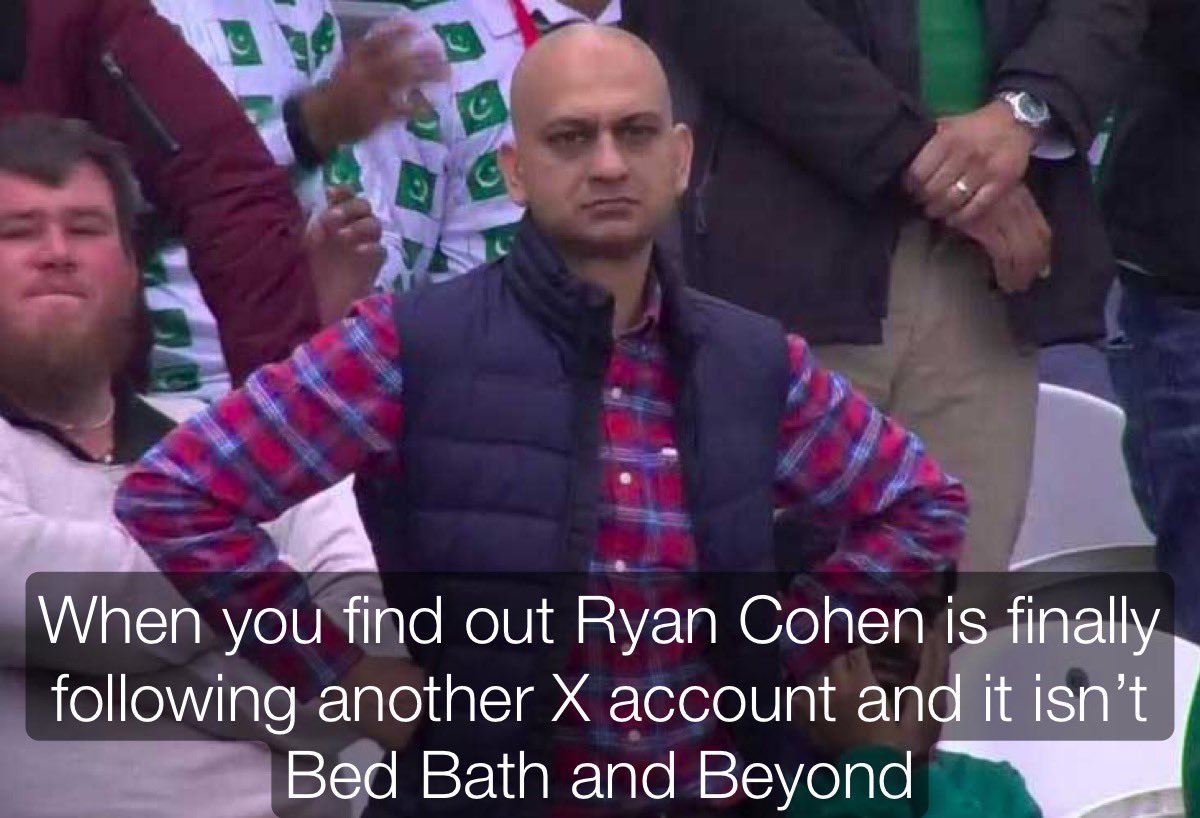 No_Pie_2109's tweet photo. Like, what are we doing here @ryancohen ??? #bbby #bbbyq 😒 https://t.co/haU65fG97y